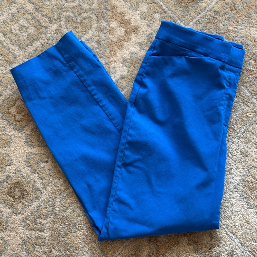 Liz Claiborne Vibrant Blue Career Pull On Pants